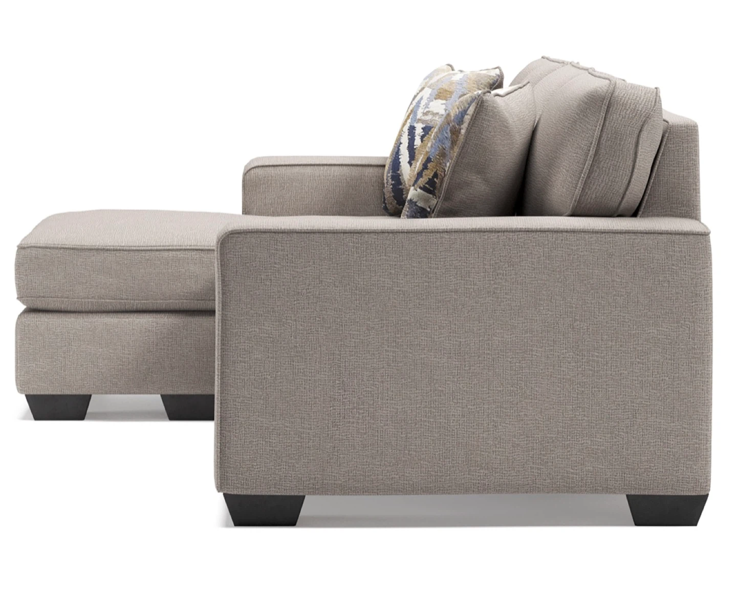 Gray Sectional Sofa with Chaise - photo 3