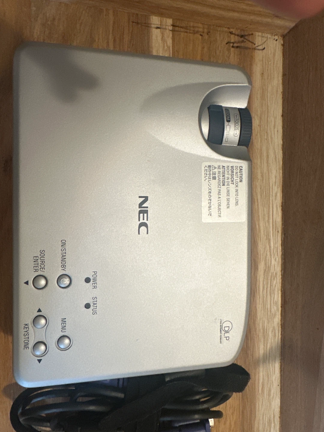NEC LT10 Digital Projector with Remote and Cables - photo 3