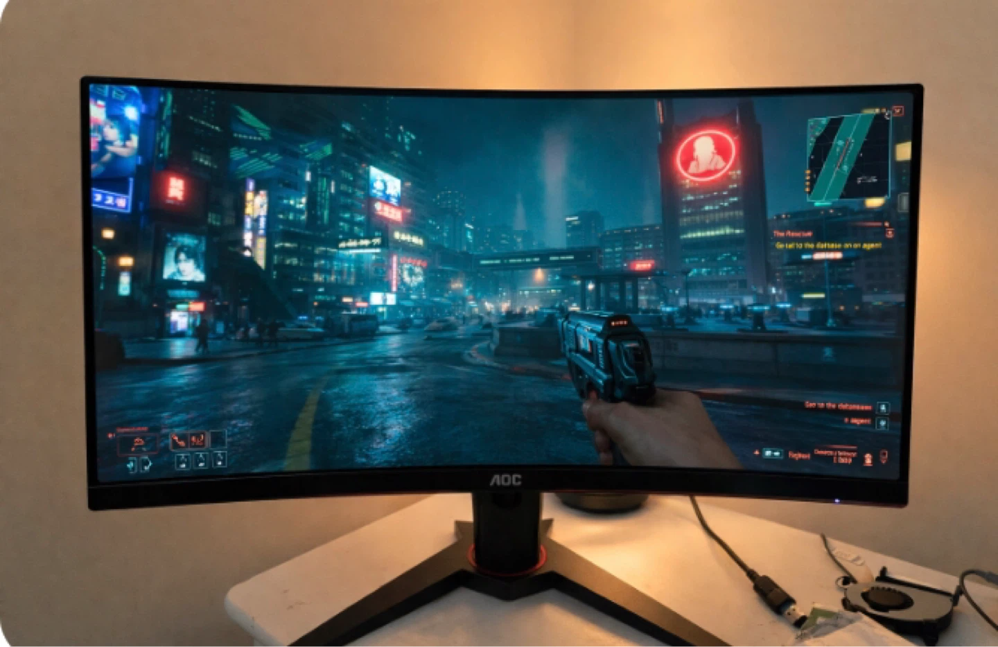 GAMING MONITOR , 165 refresh rate 9/10 condition No Box