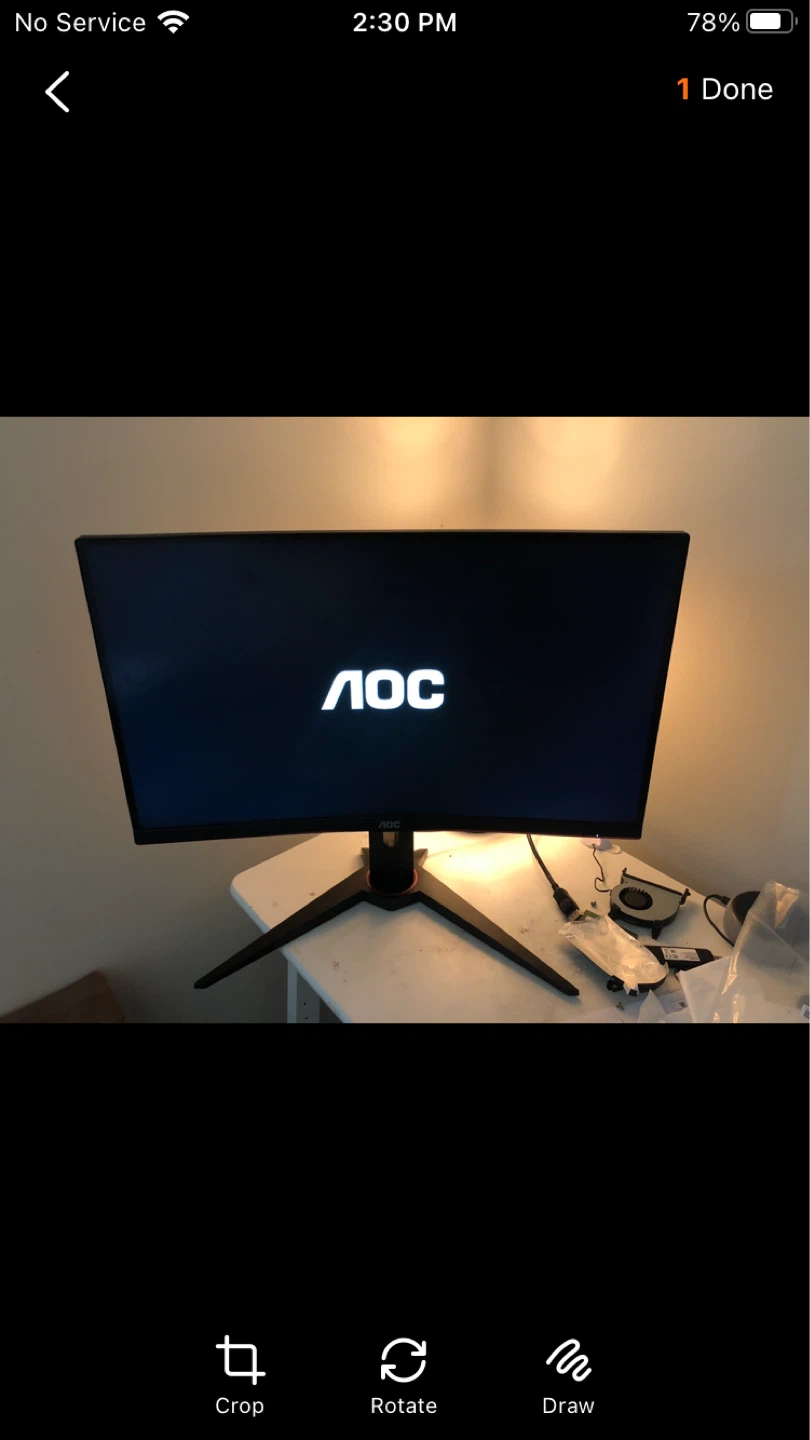 GAMING MONITOR , 165 refresh rate 9/10 condition No Box - photo 4