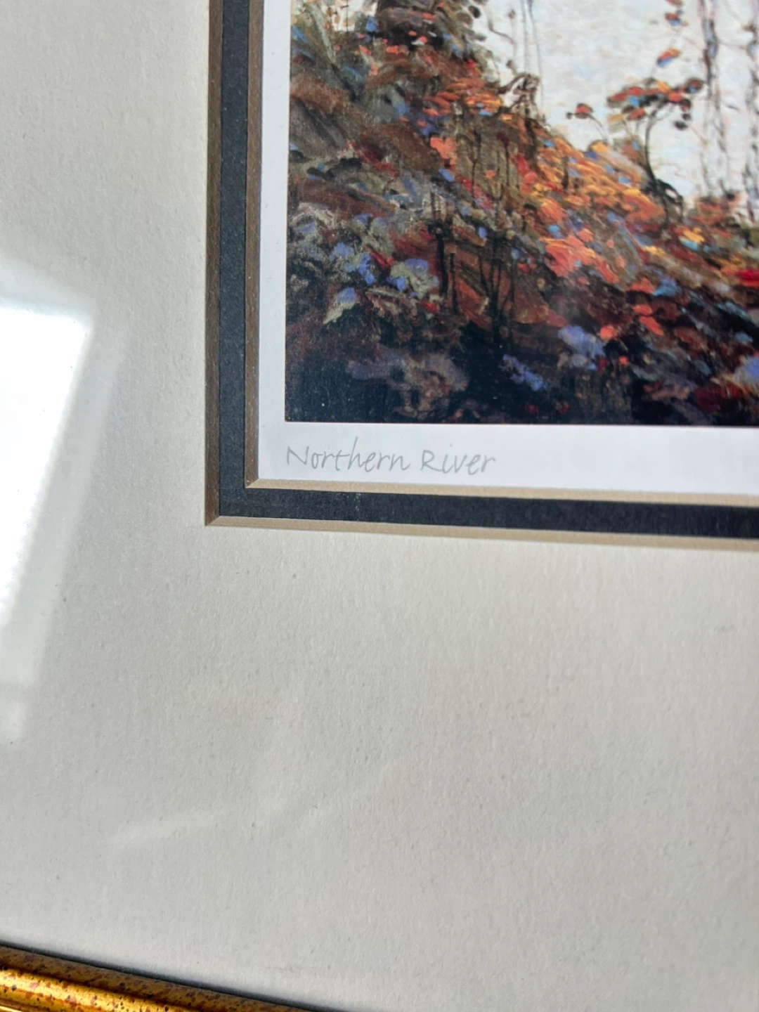 Framed "Northern River" print by Tom Thomson (PRICE FINAL) - photo 3