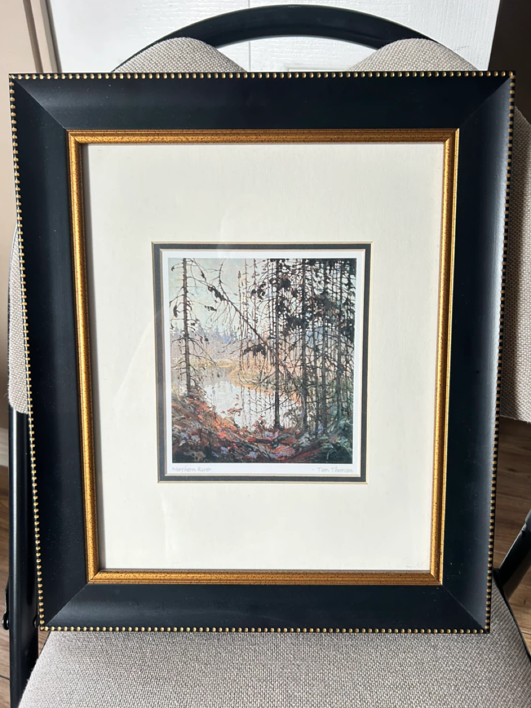Framed "Northern River" print by Tom Thomson (PRICE FINAL)
