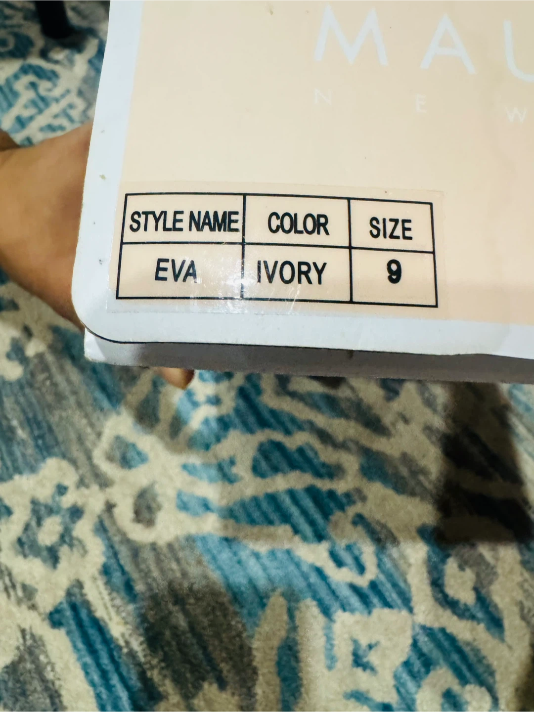 MAUMERO NEW YORK Flats - Ivory, Size 9 - photo 2