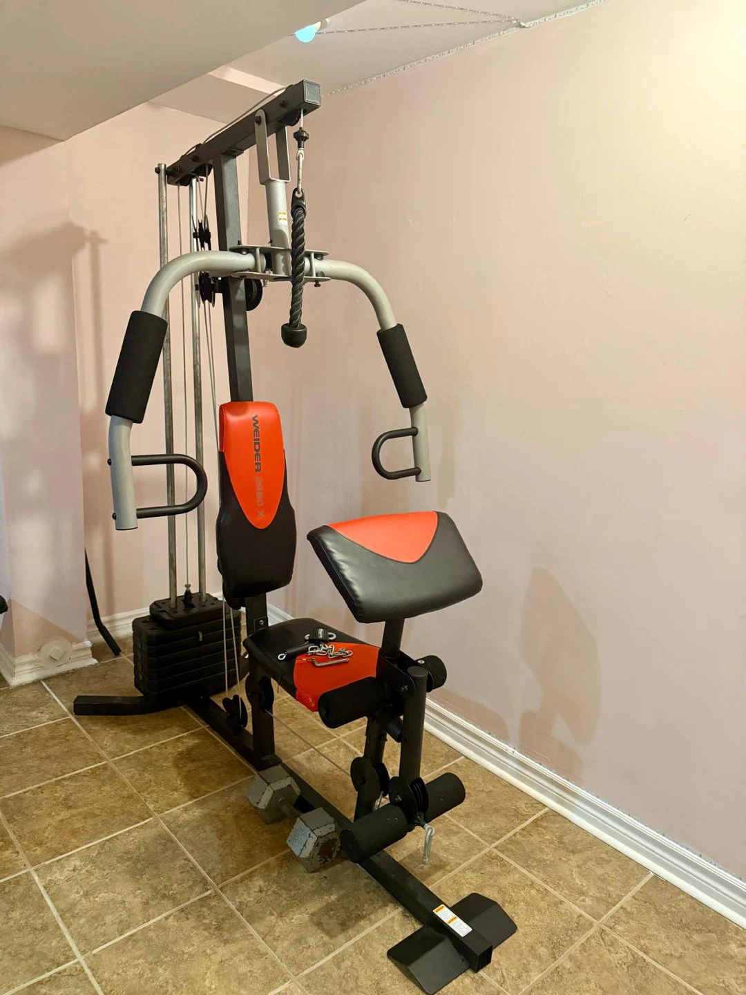 Weider Home Gym with Adjustable Bench