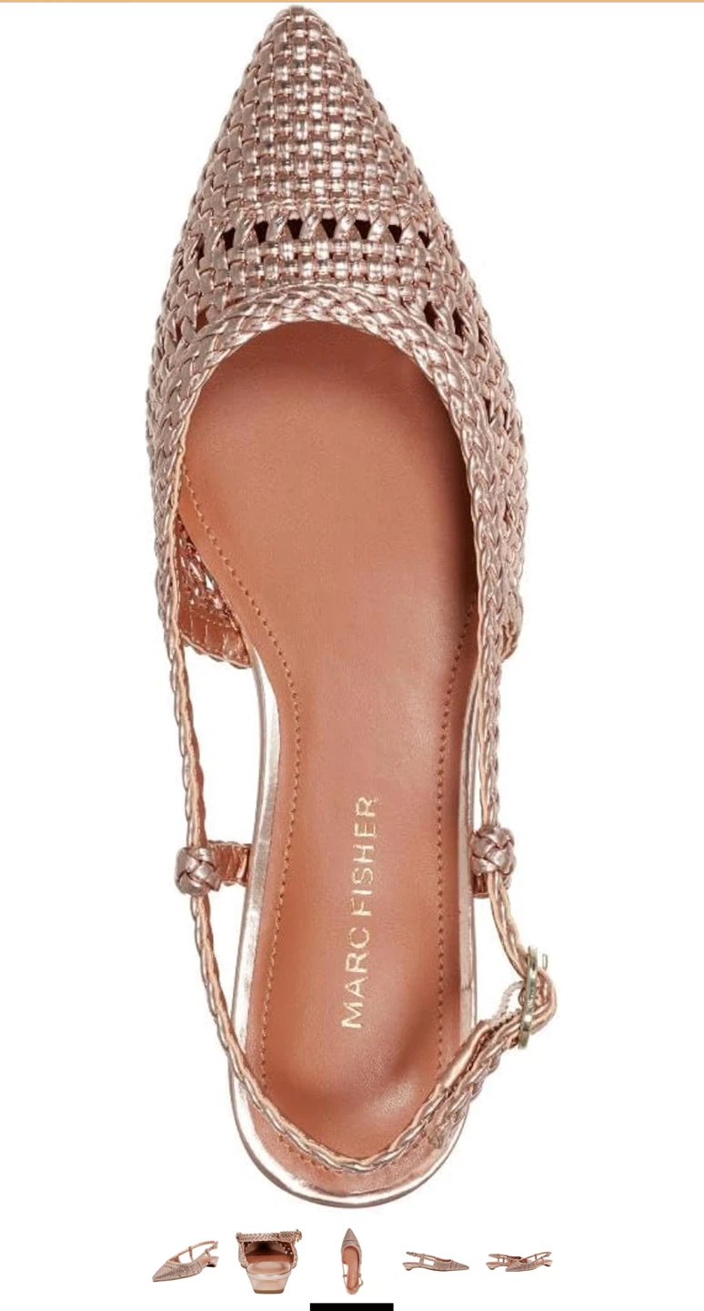 Marc Fisher Womens Kelysa Ballet Flat - Bronze 750, Size 6.5 - photo 4
