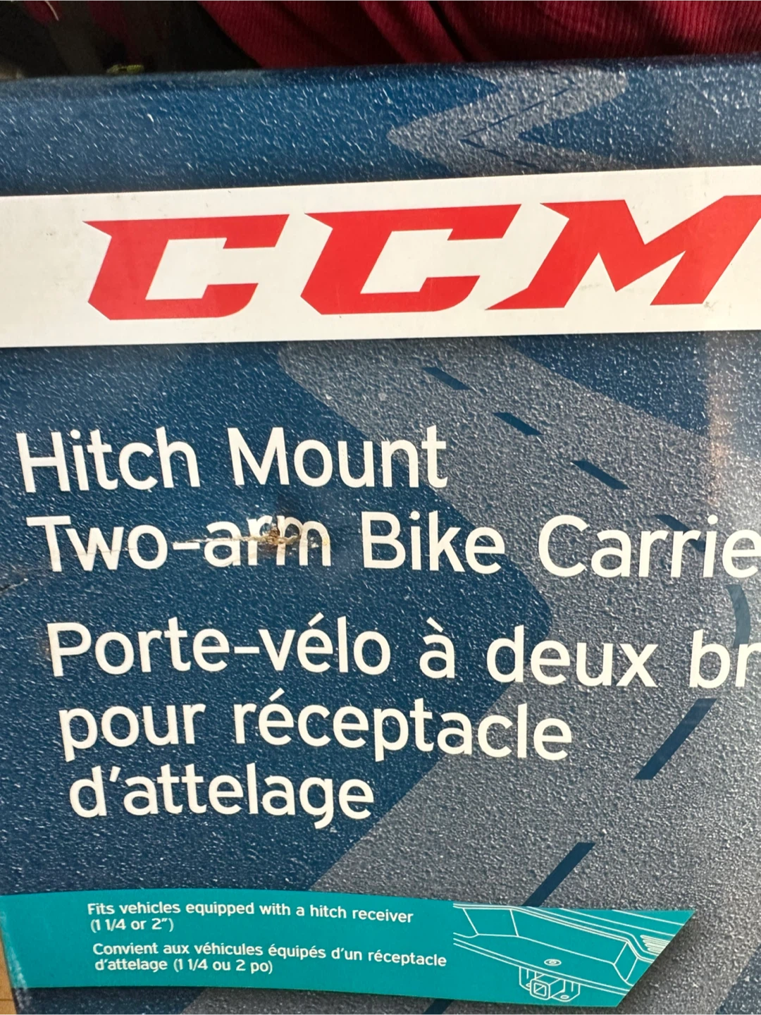 CCM Hitch Mount Two-Arm Bike Carrier