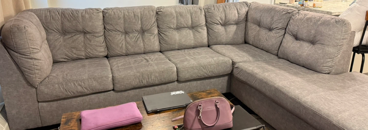 Grey Sectional Sofa - photo 2
