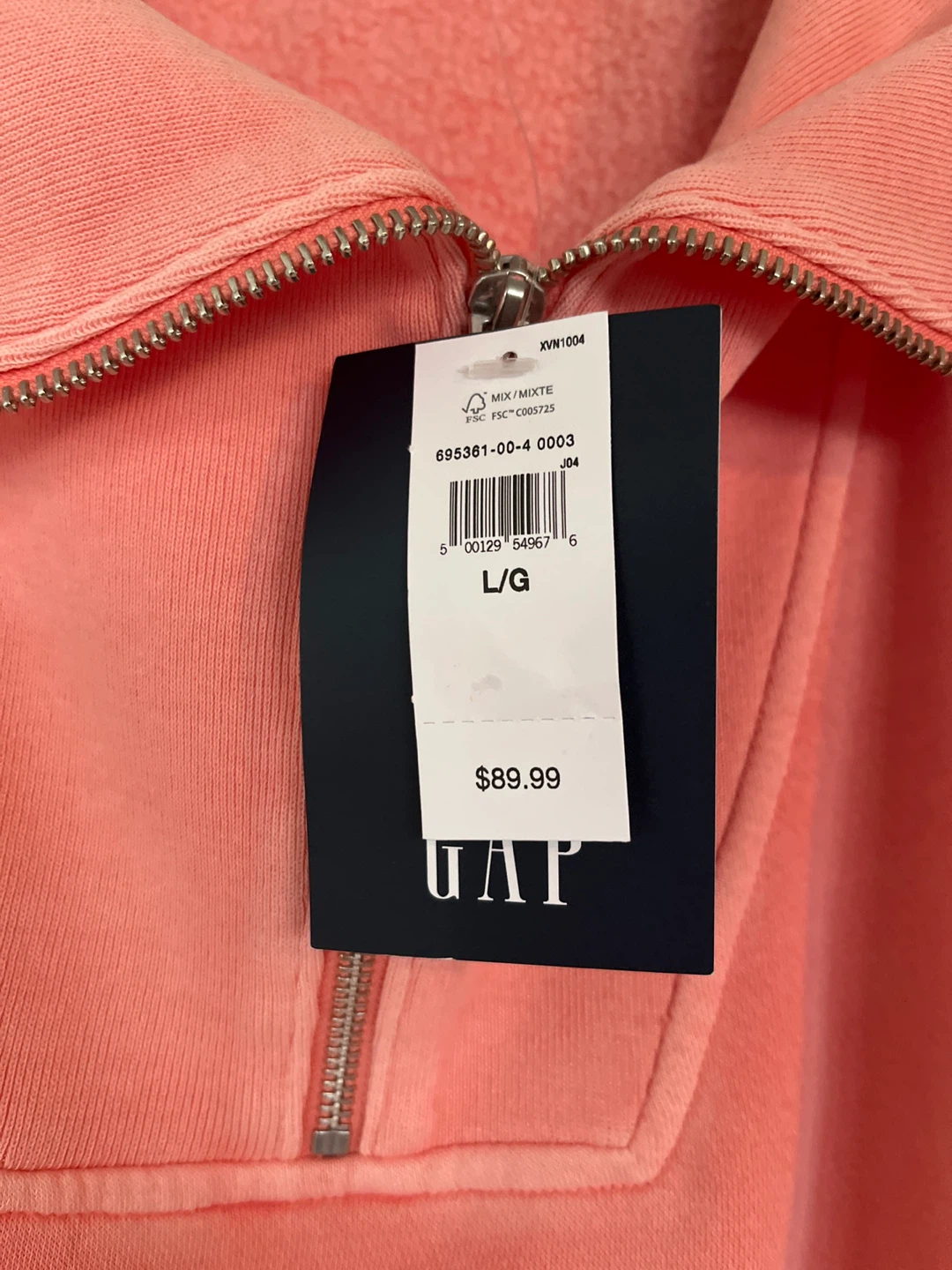 GAP Women's Coral Sweatshirt and Pants Set - Size L - photo 3