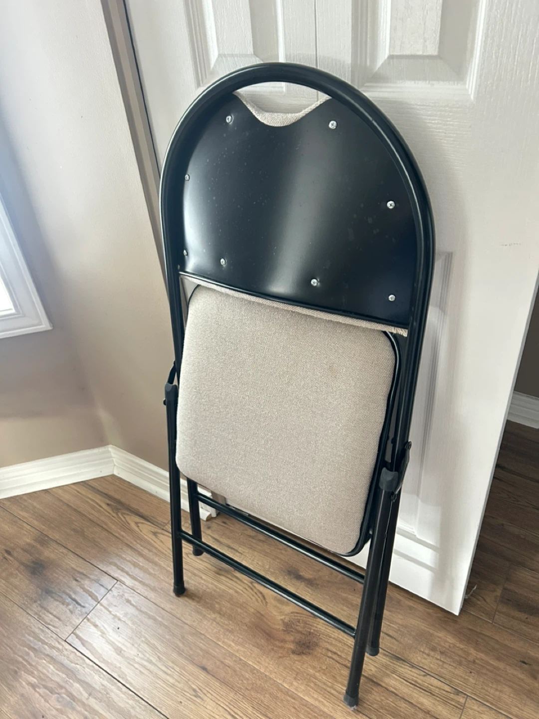 Metal Black Folding Chair - photo 3