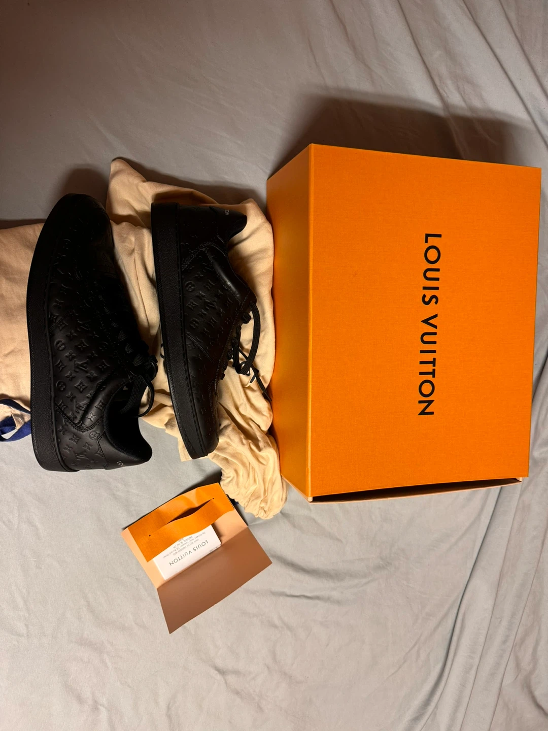 Louis Vuitton Black Monogram Sneakers - photo 2