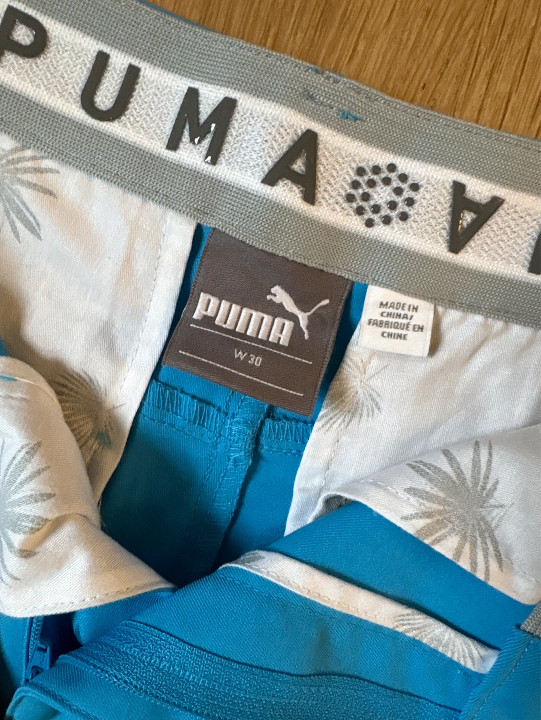 Puma Men's Golf Shorts - Blue, Size W 30 - photo 2