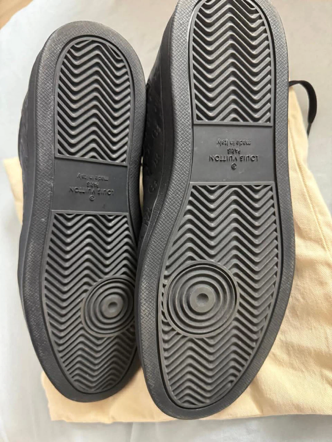 Louis Vuitton Black Monogram Sneakers - photo 5