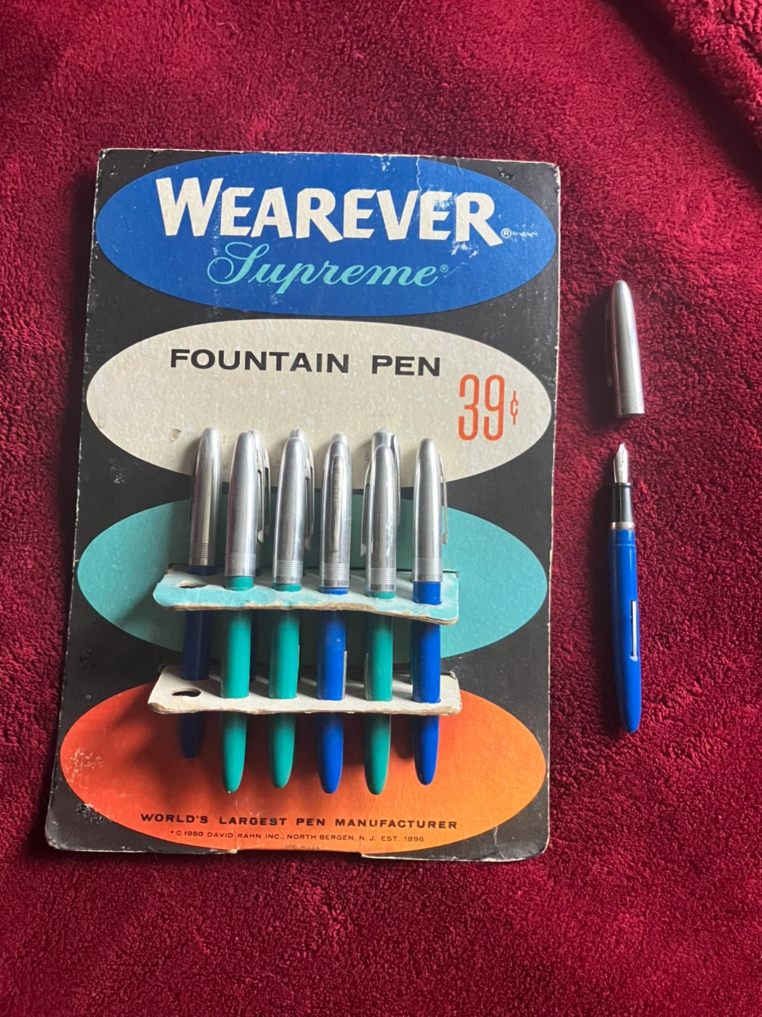 Wearever Supreme Fountain Pens (Set of 12)