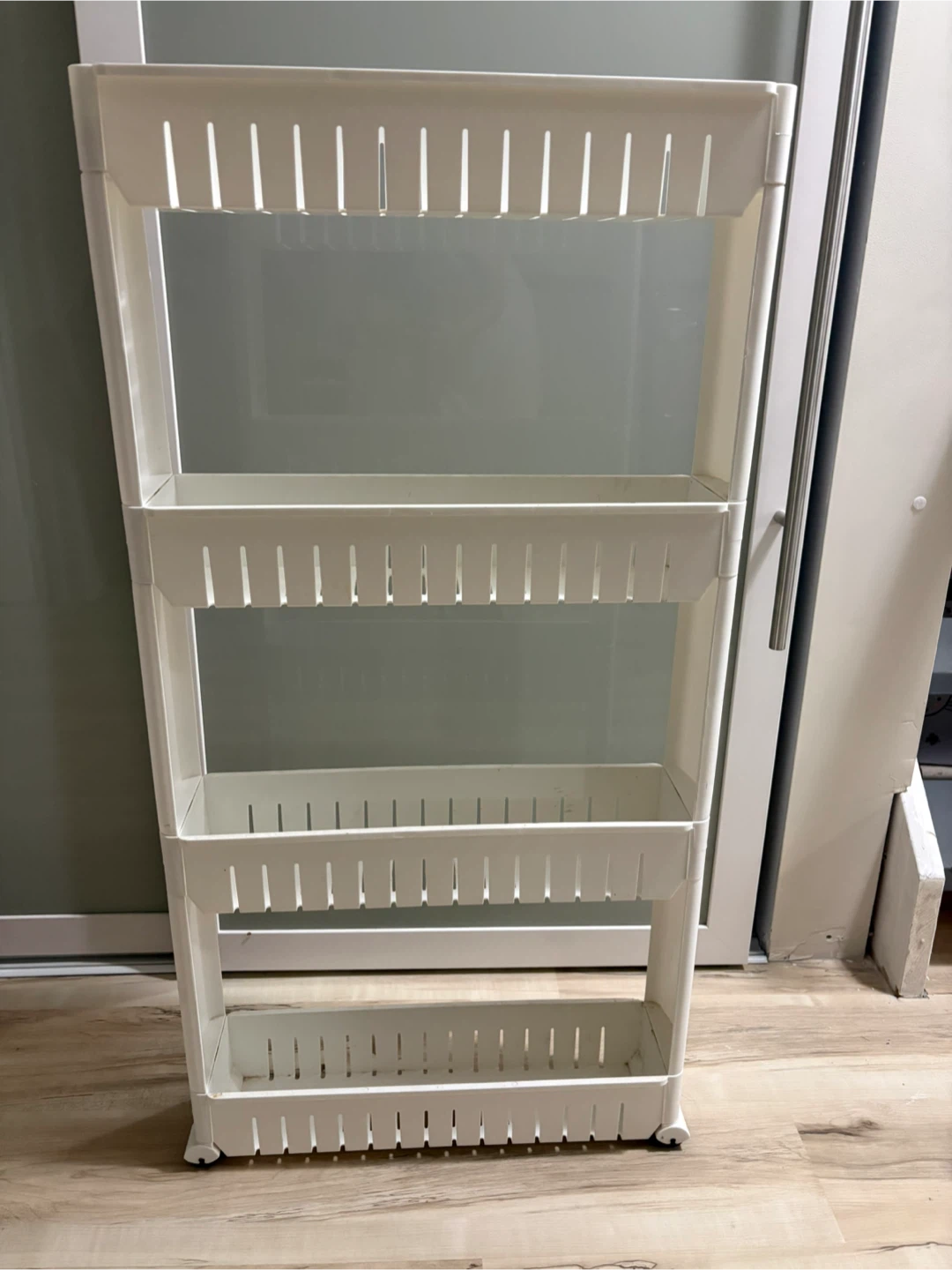 Space Saving Slide-Out Pantry Rack – White - photo 3