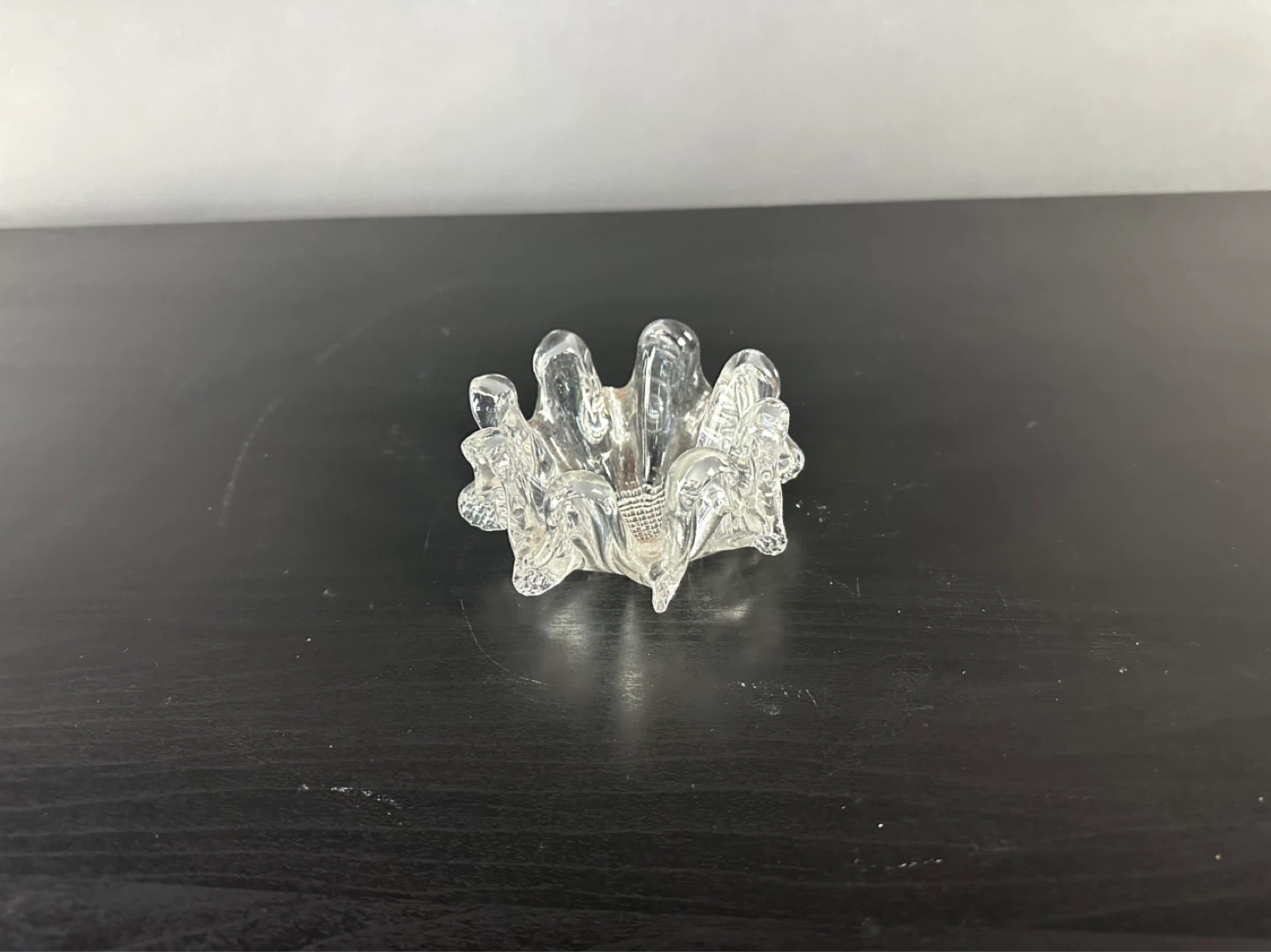 Clear Glass Ashtray Dish - photo 2