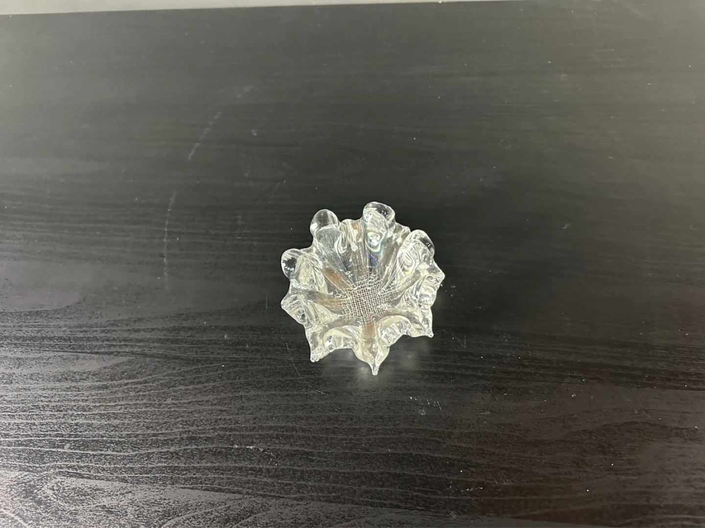 Clear Glass Ashtray Dish