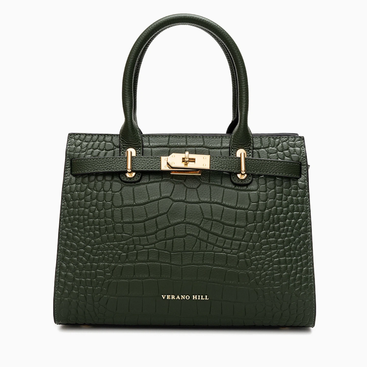 Verano Hill Green Croc Handbag NEW 💚