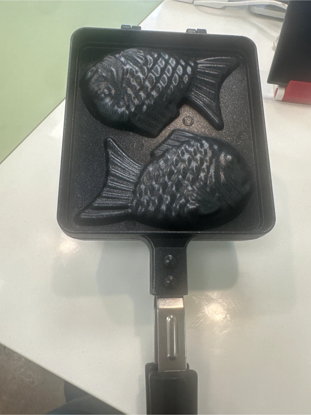 Taiyaki Pan - Double Fish Mold - photo 2