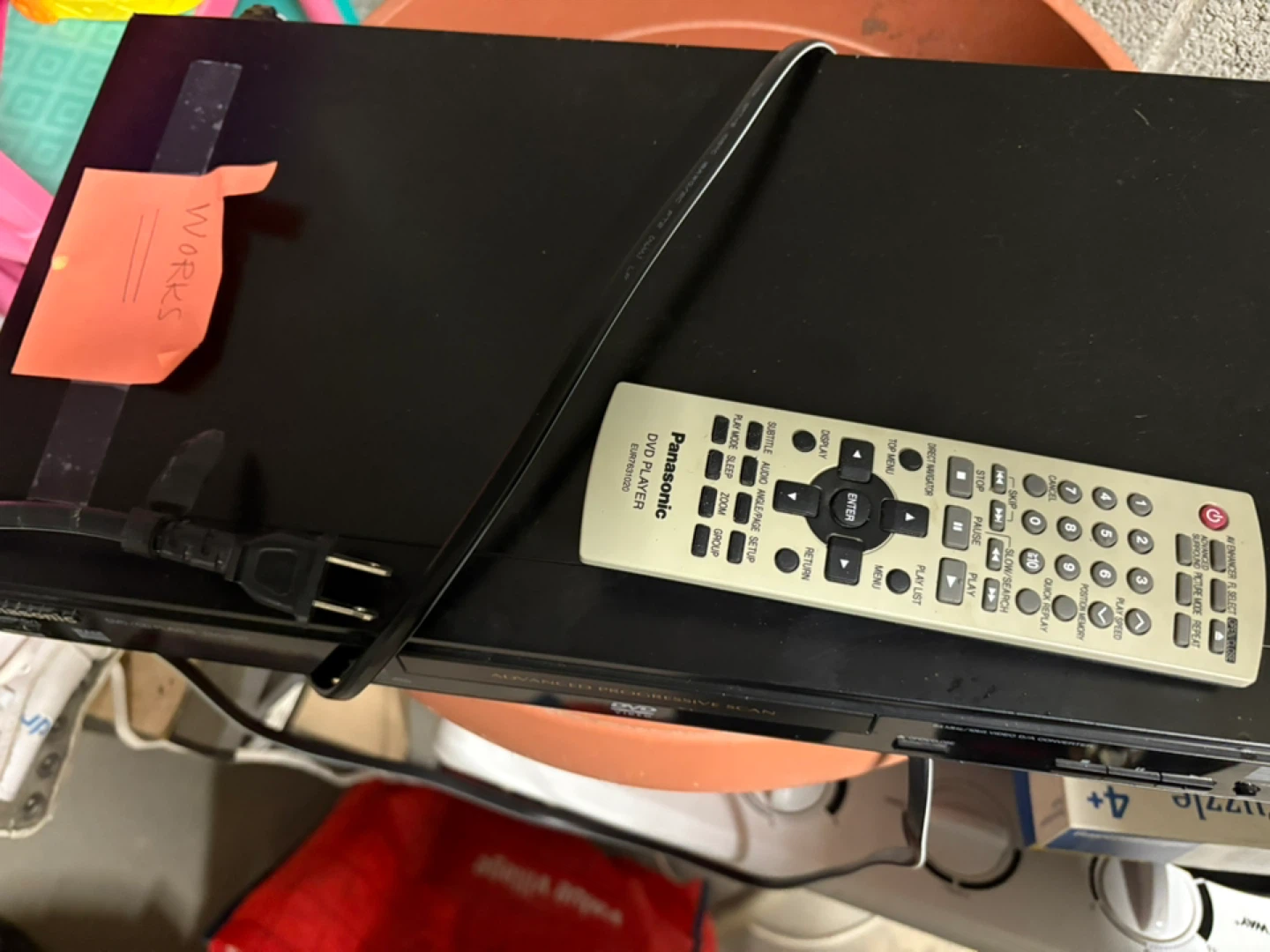 Panasonic DVD Player with Remote - photo 2