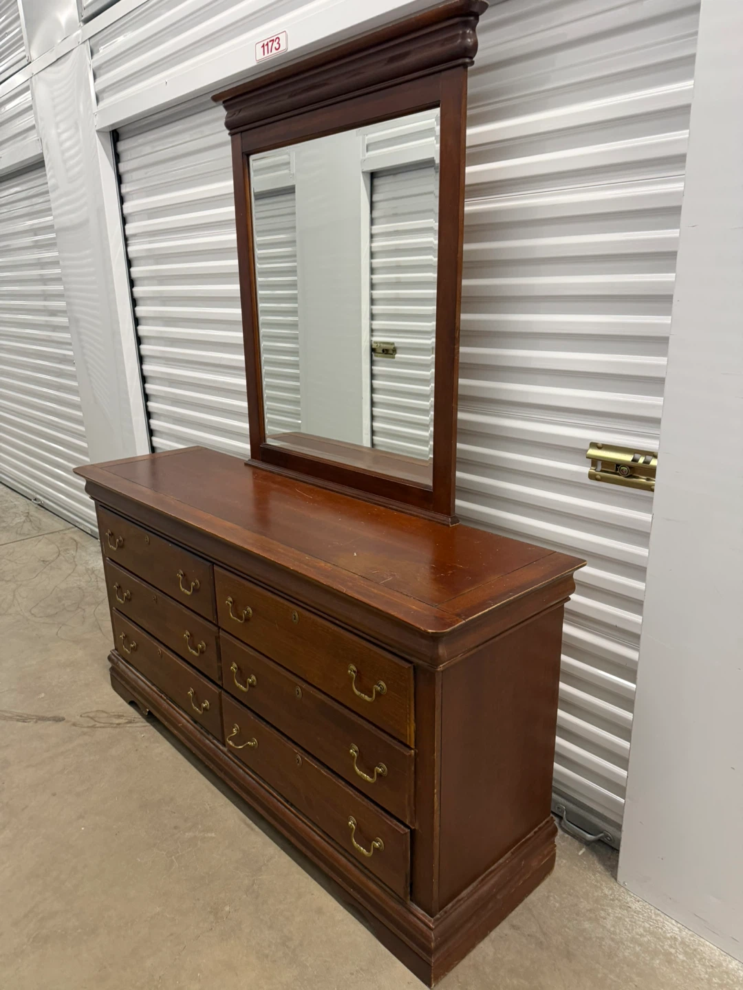 6 drawers Dresser with Mirror - photo 5