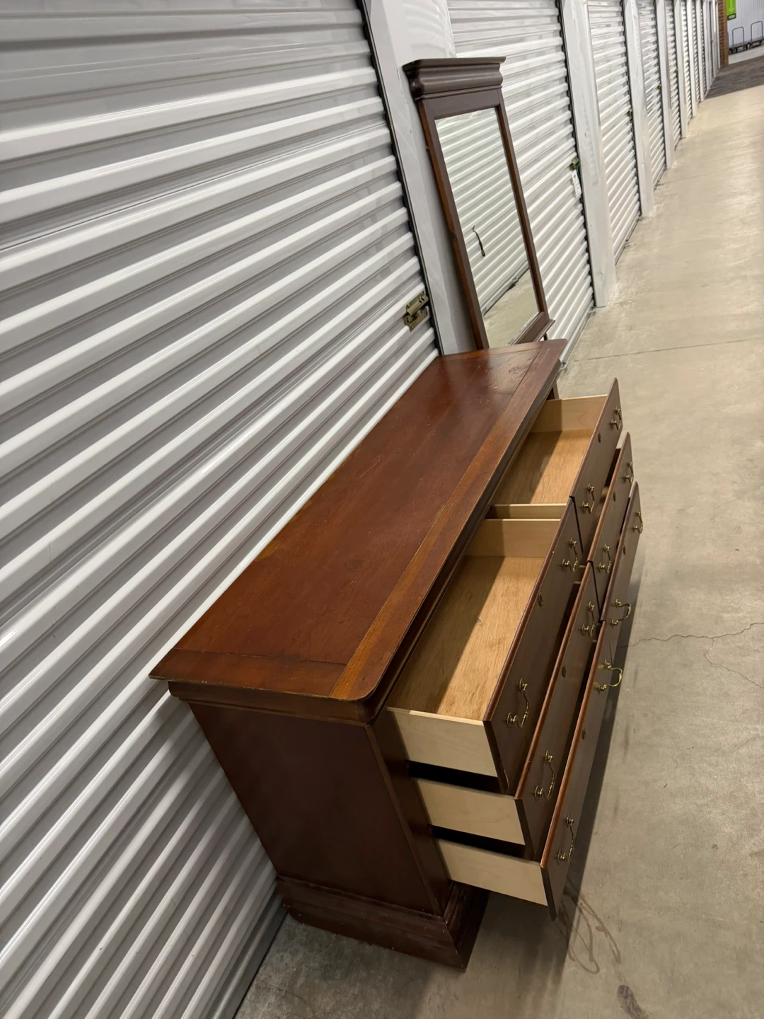 6 drawers Dresser with Mirror - photo 4