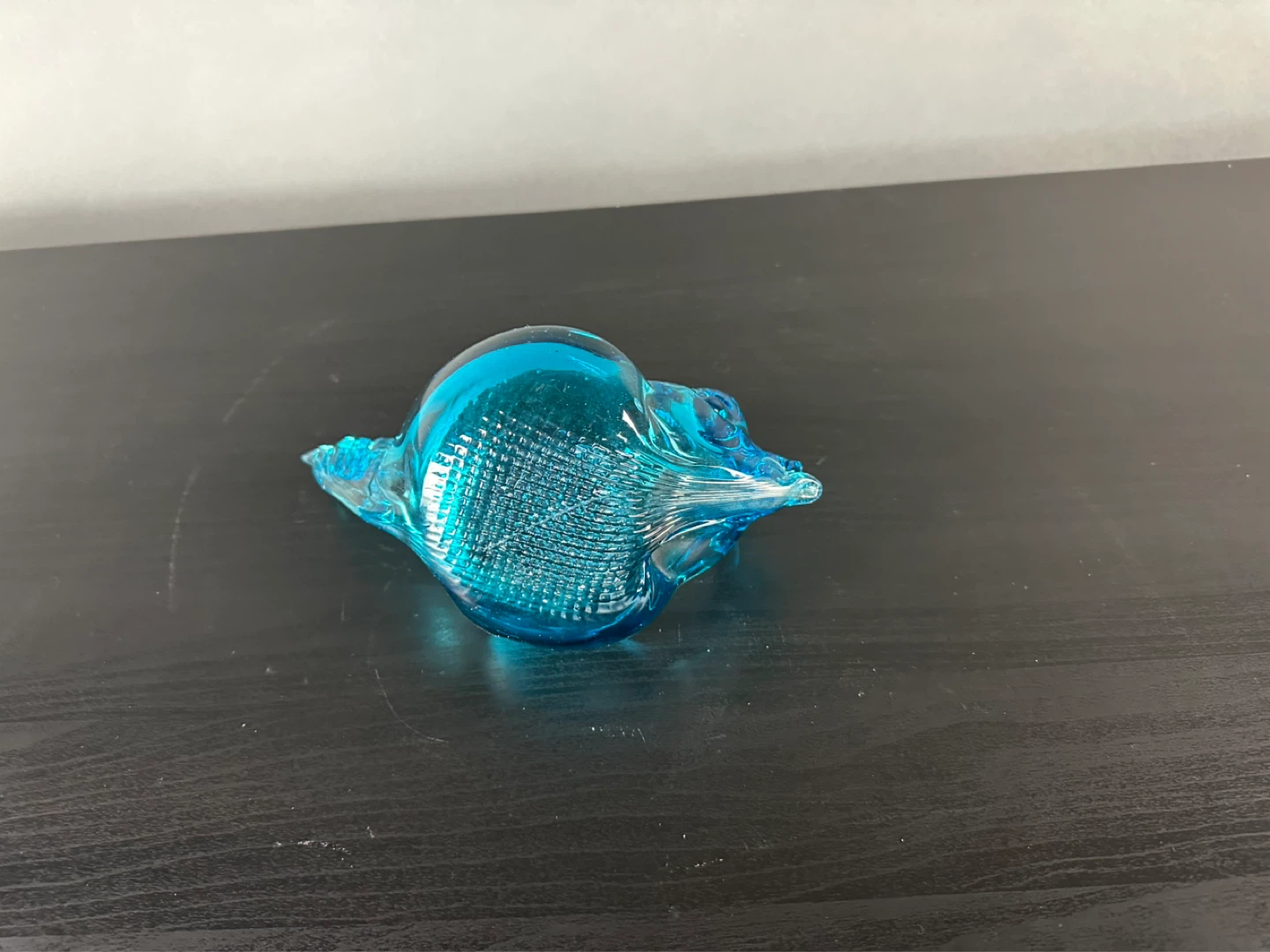 Blue Glass Fish Dish - photo 4