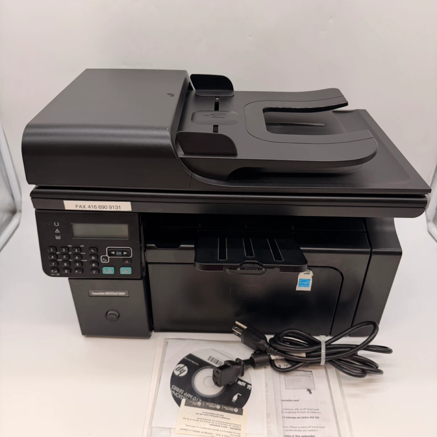 HP LaserJet M1212nf MFP Laser Printer Scanner Copier Fax Tested - photo 2