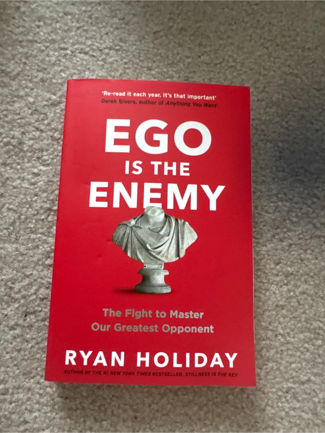Ego Is The Enemy by Ryan Holiday Book