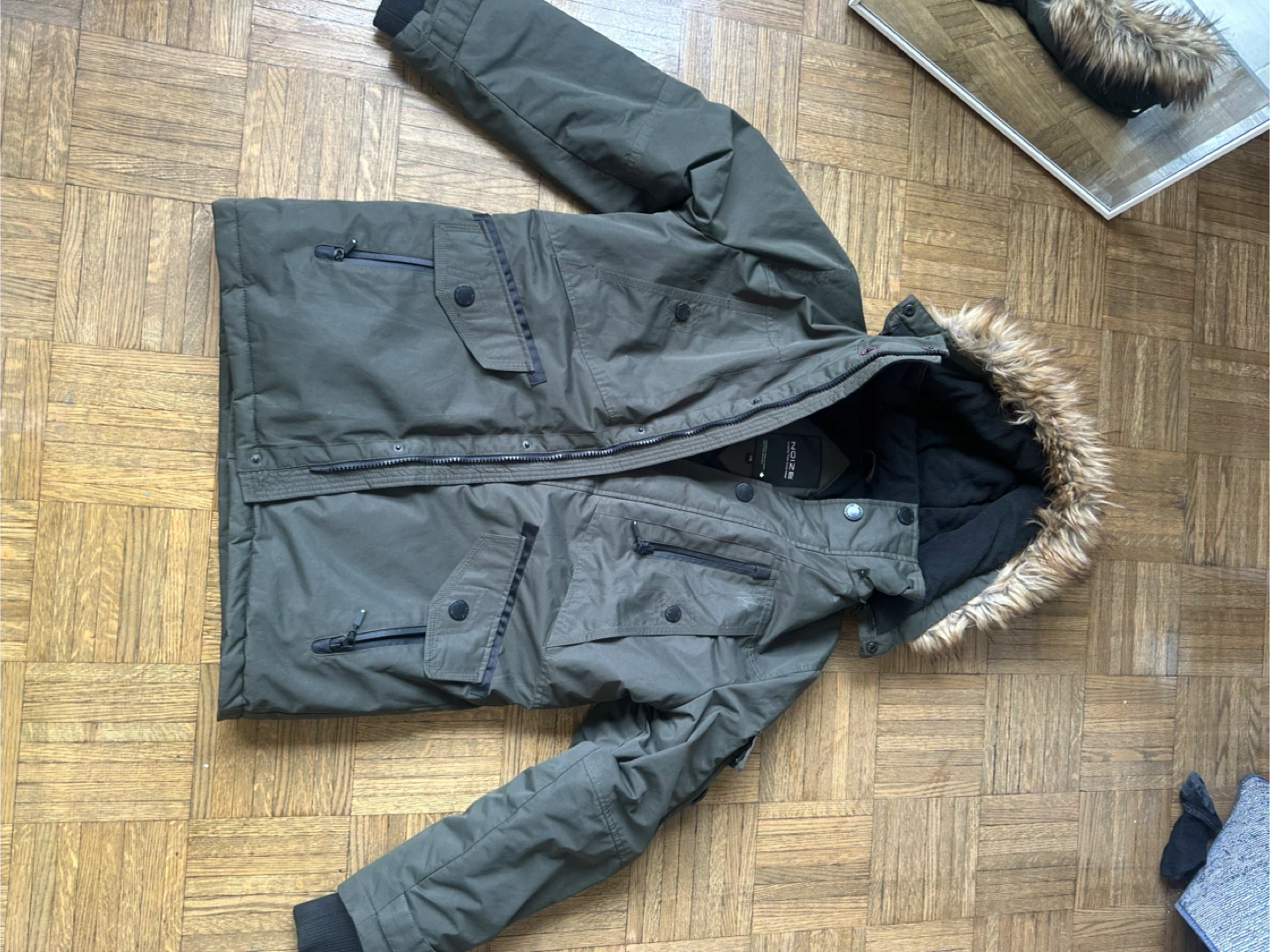 NOIZE Cruelty-Free Outerwear Parka - Size L - photo 2
