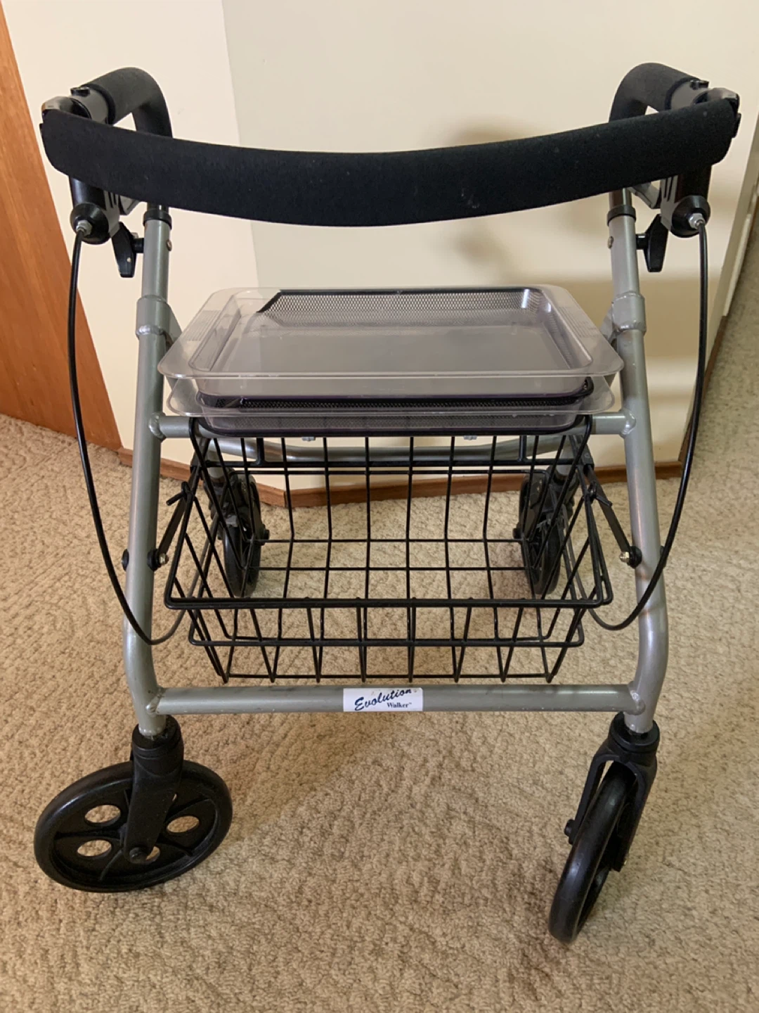 Evolution Walker with Tray and Basket - photo 2