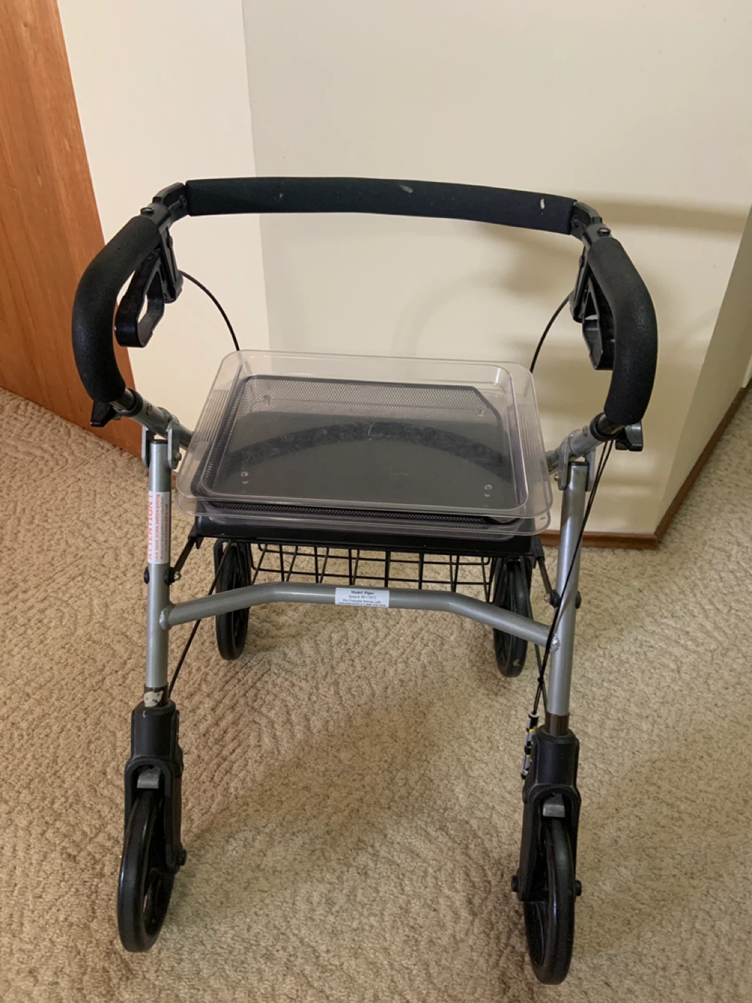 Evolution Walker with Tray and Basket