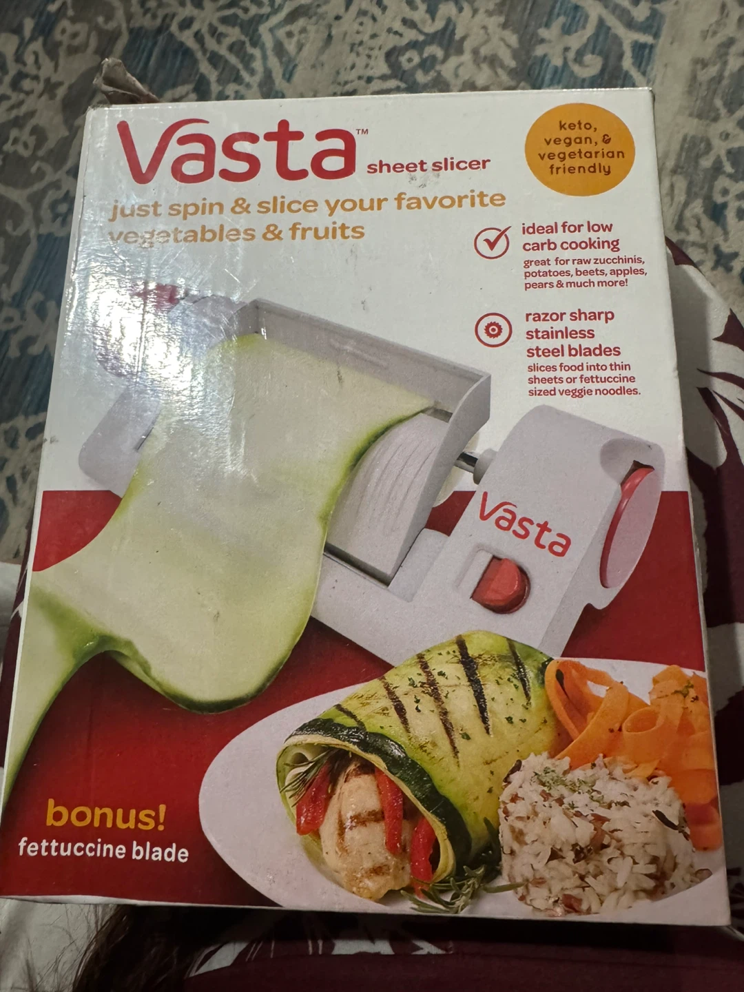 Vasta Sheet Slicer with Bonus Fettuccine Blade - photo 3