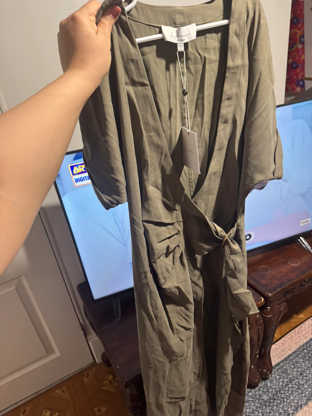 La Femme & Co. Midi Wrap Dress