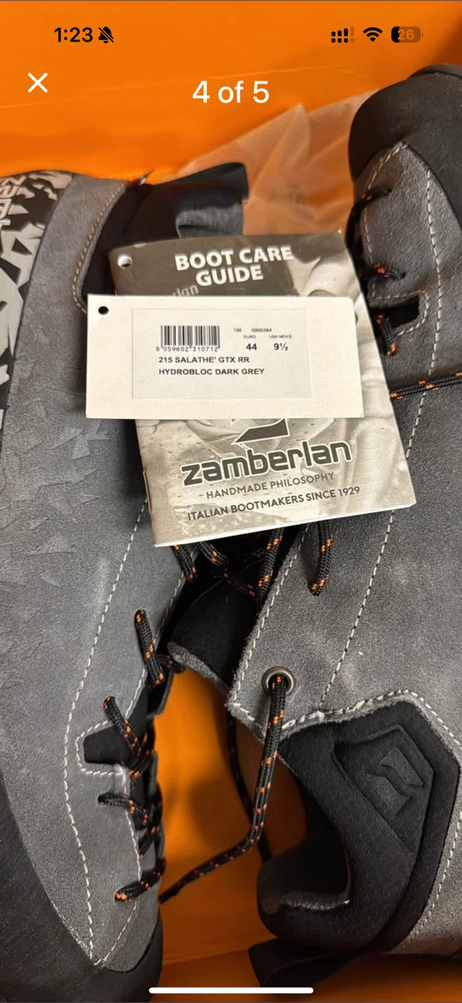 ZAMBERLAN SALATHE GTX RR hiking/approach Shoes - size 10 - photo 4