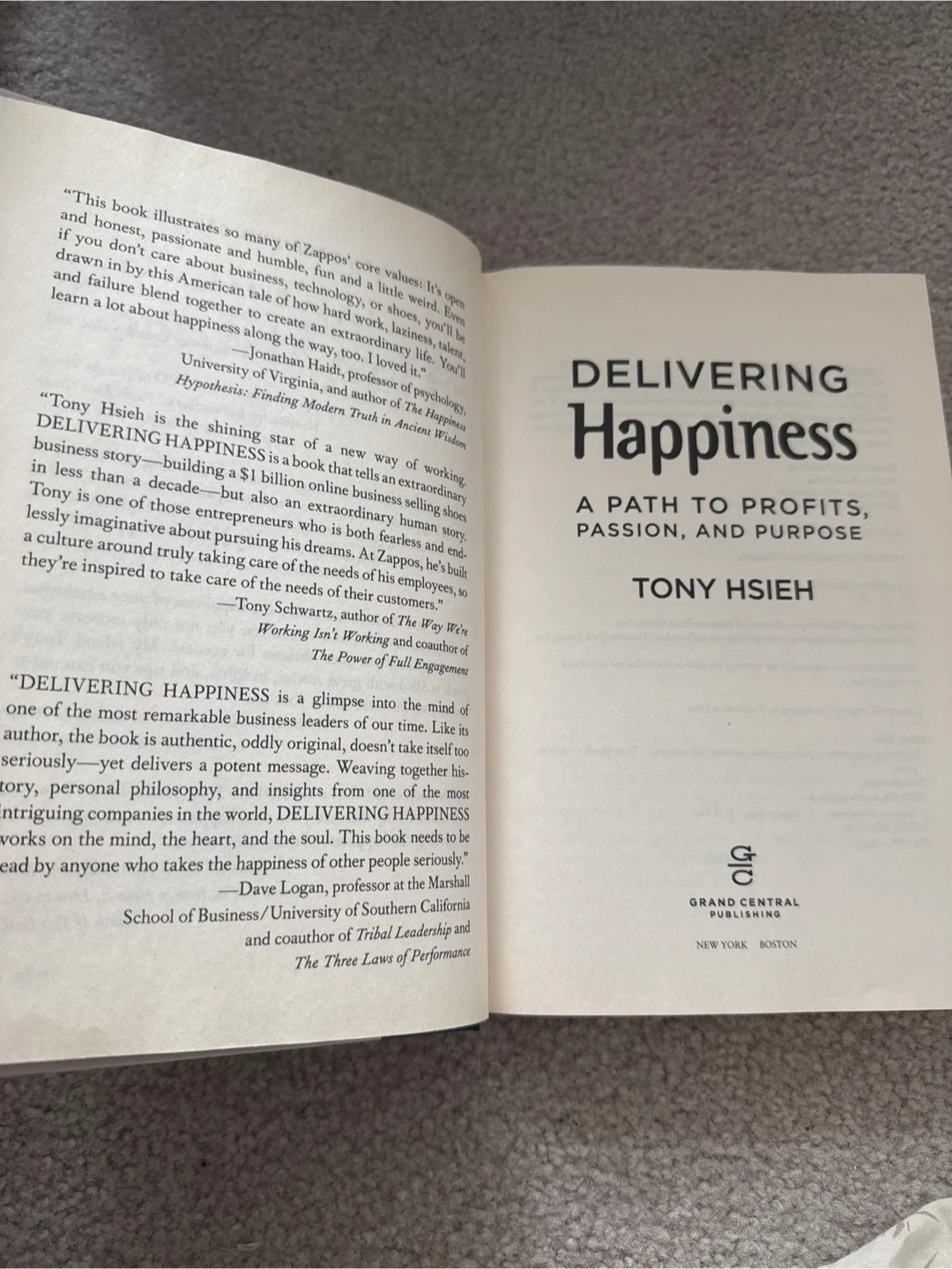 Delivering Happiness: by Tony Hsieh