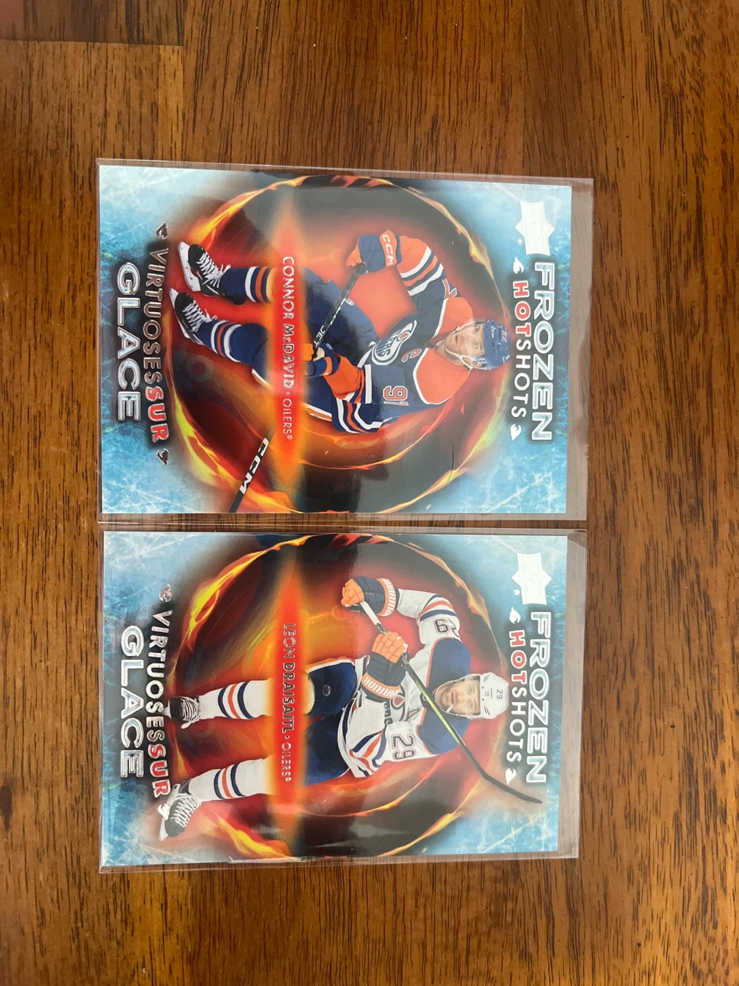 Connor Mcdavid and Leon Draisital Frozen Hotshots