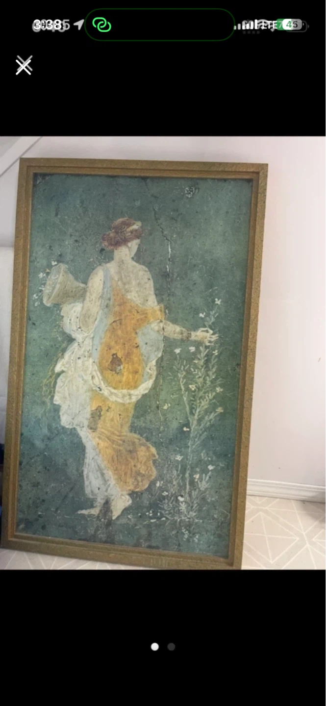 Framed Vintage Style Wall Art