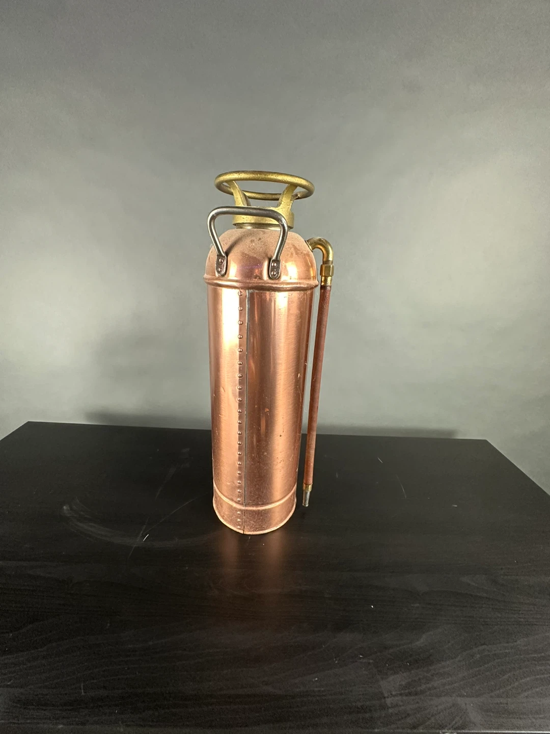 Vintage "Guardene" Copper Fire Extinguisher - photo 2