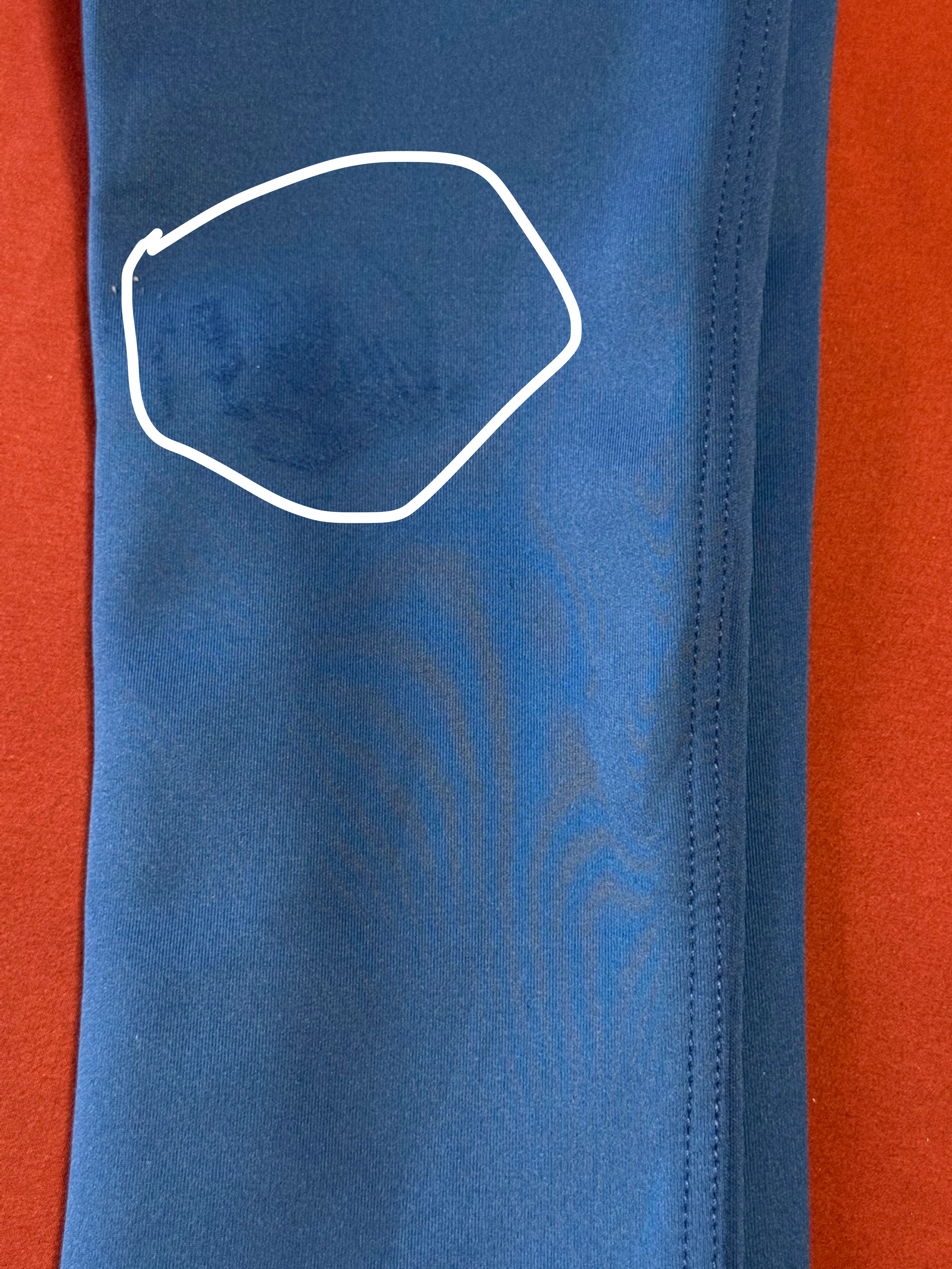 Blue pants with gold accents and rhinestones - photo 5