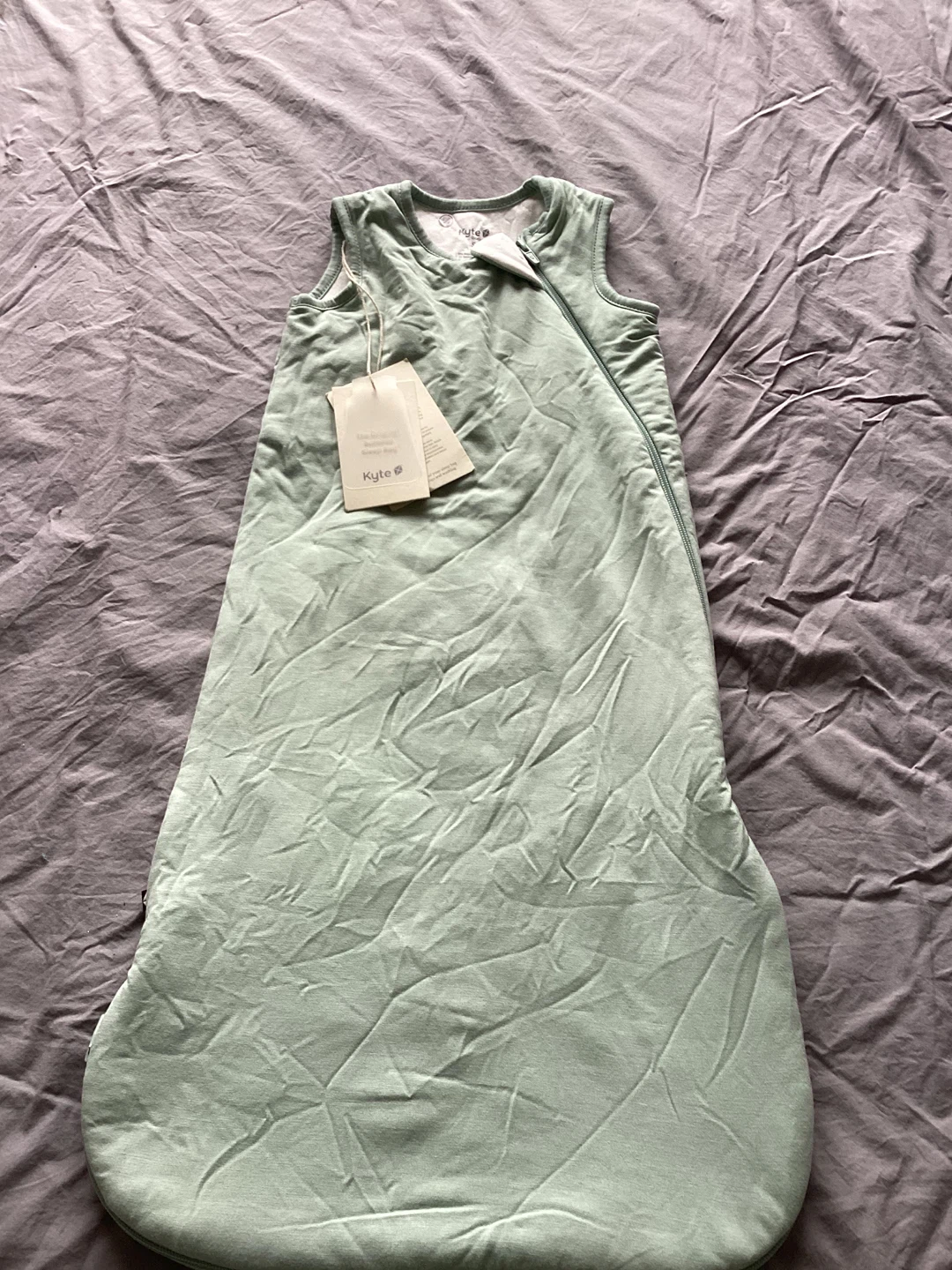 Kyte Baby Sleep Bag Wearable Blanket 1.0 Tog - 0-6 Months - Sage - photo 4