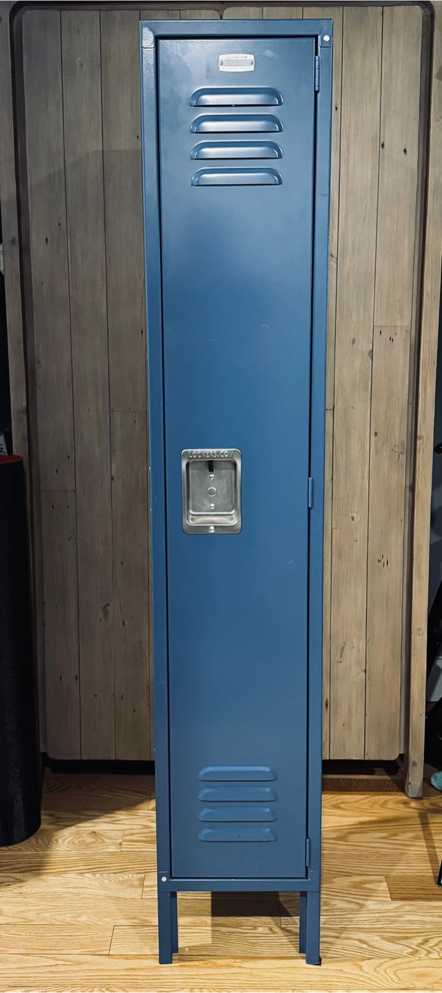 Vintage Blue Metal Locker