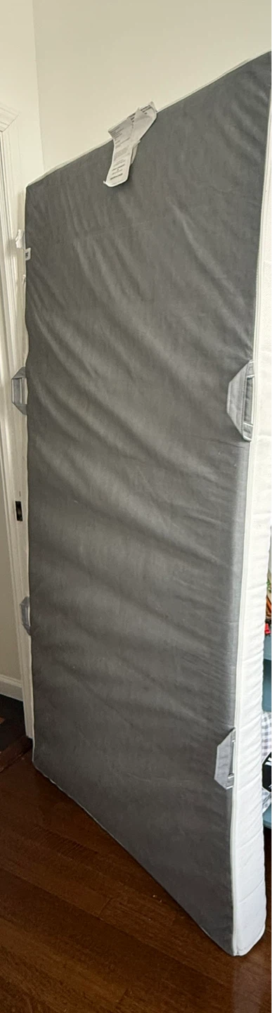 Twin Size Metal Bed Frame with Mattress - photo 5