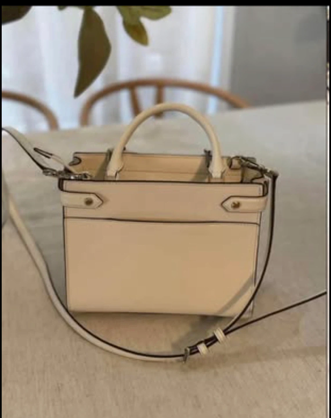Kate Spade Cream Leather Satchel Purse - photo 2