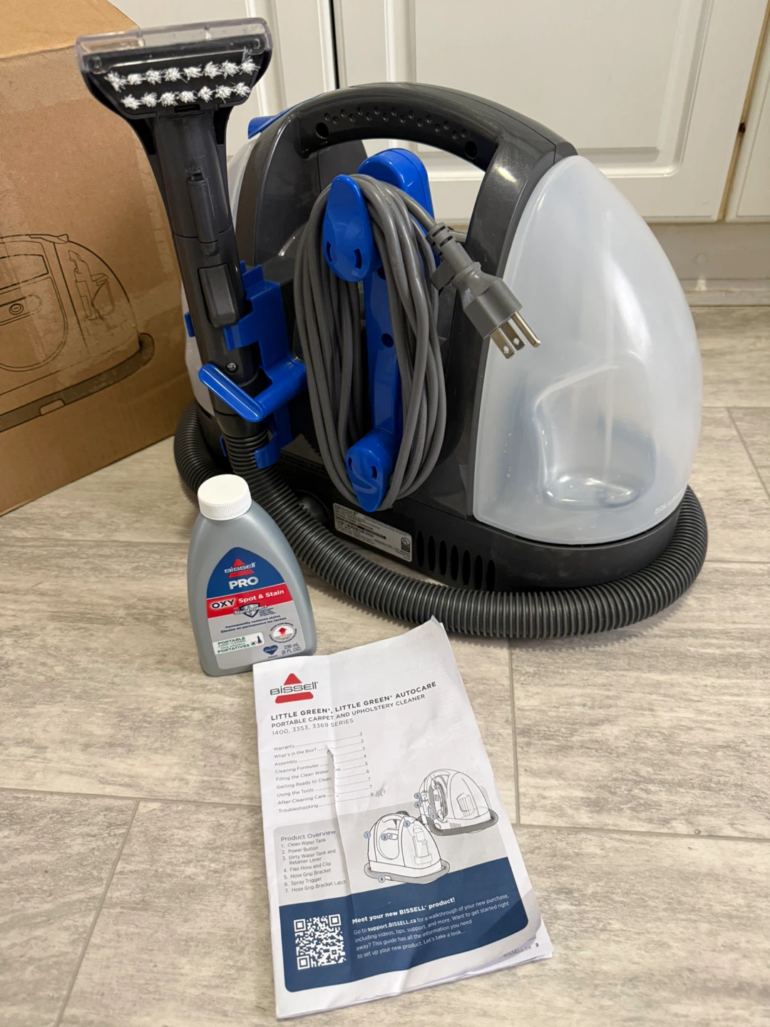 LIKE NEW Bissell Portable Carpet Cleaner - photo 2