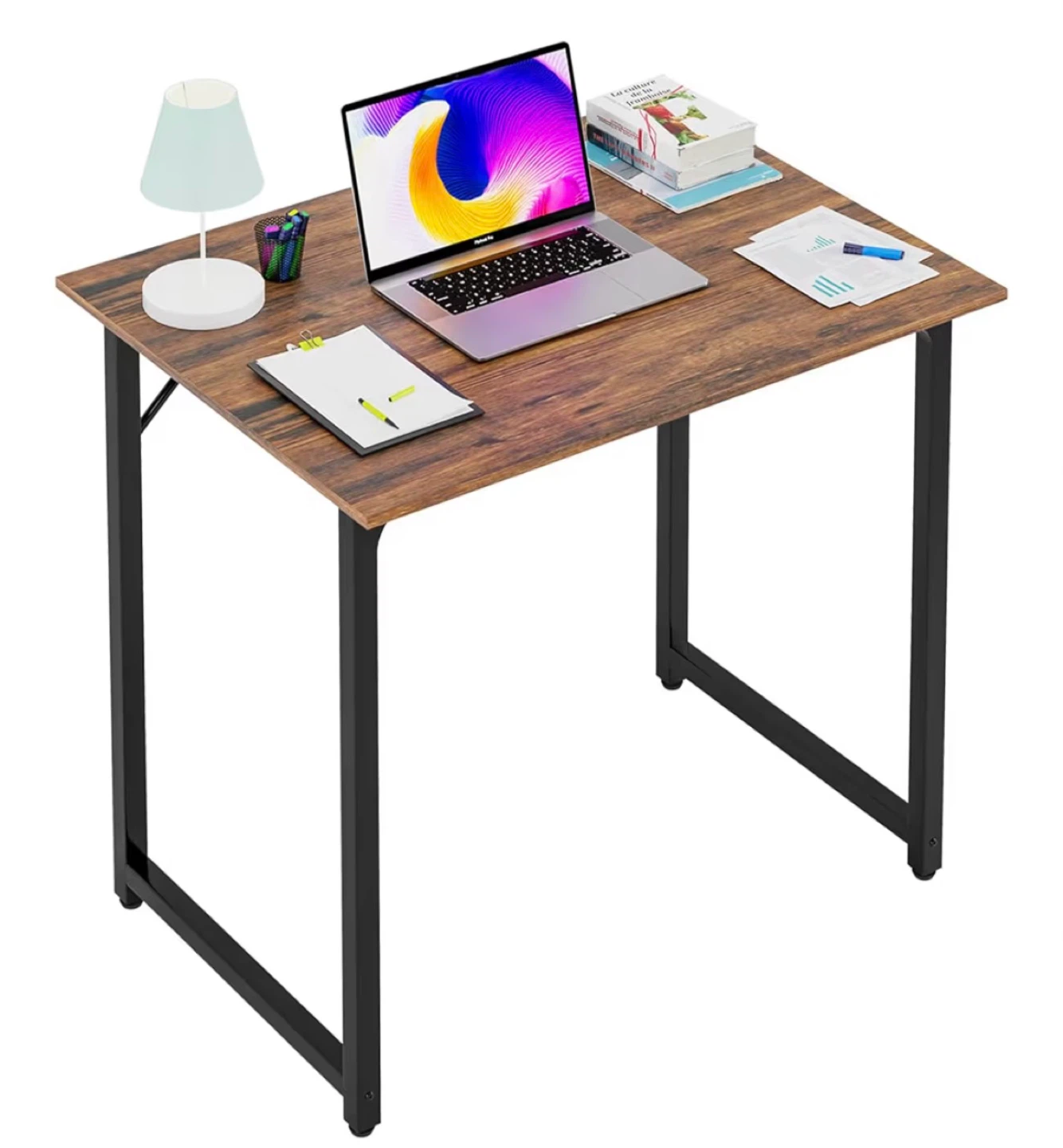 Rustic Wood Grain Writing Desk