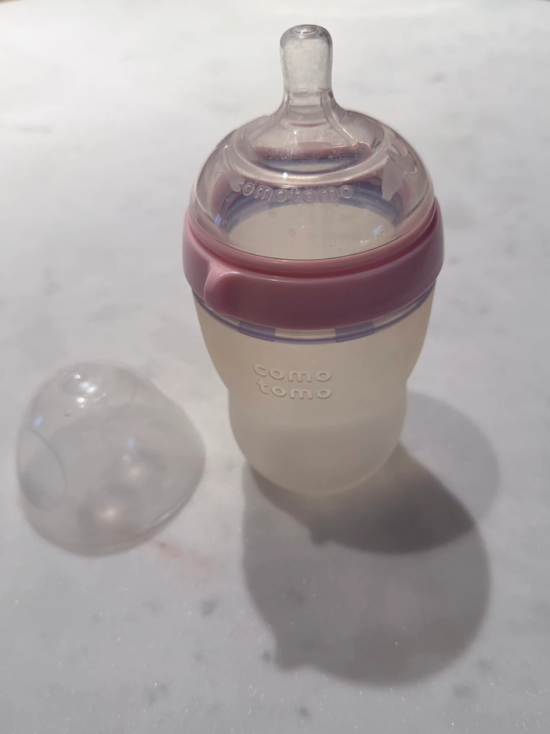 Comotomo Baby Bottle - Pink - photo 2