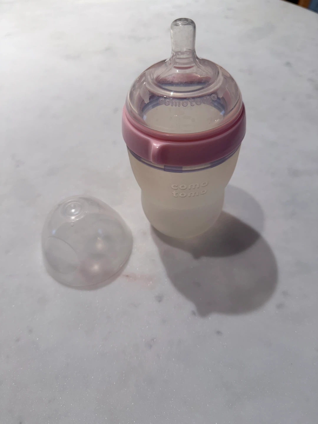 Comotomo Baby Bottle - Pink - photo 4