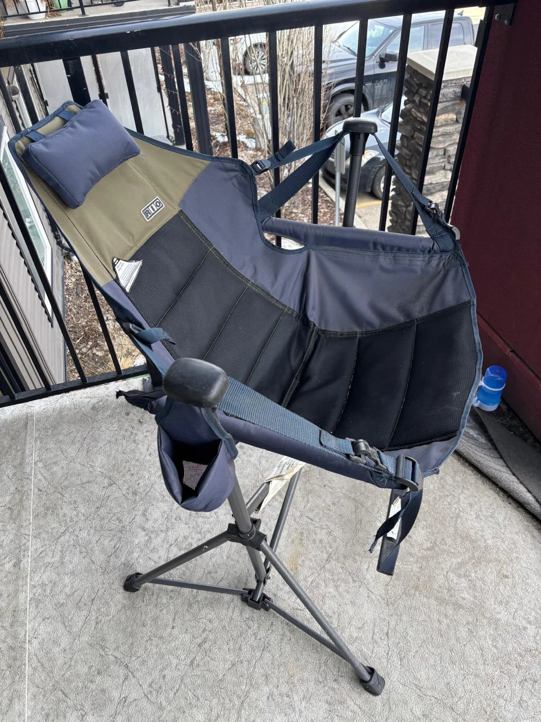 RIO Folding Camp Chair with Headrest