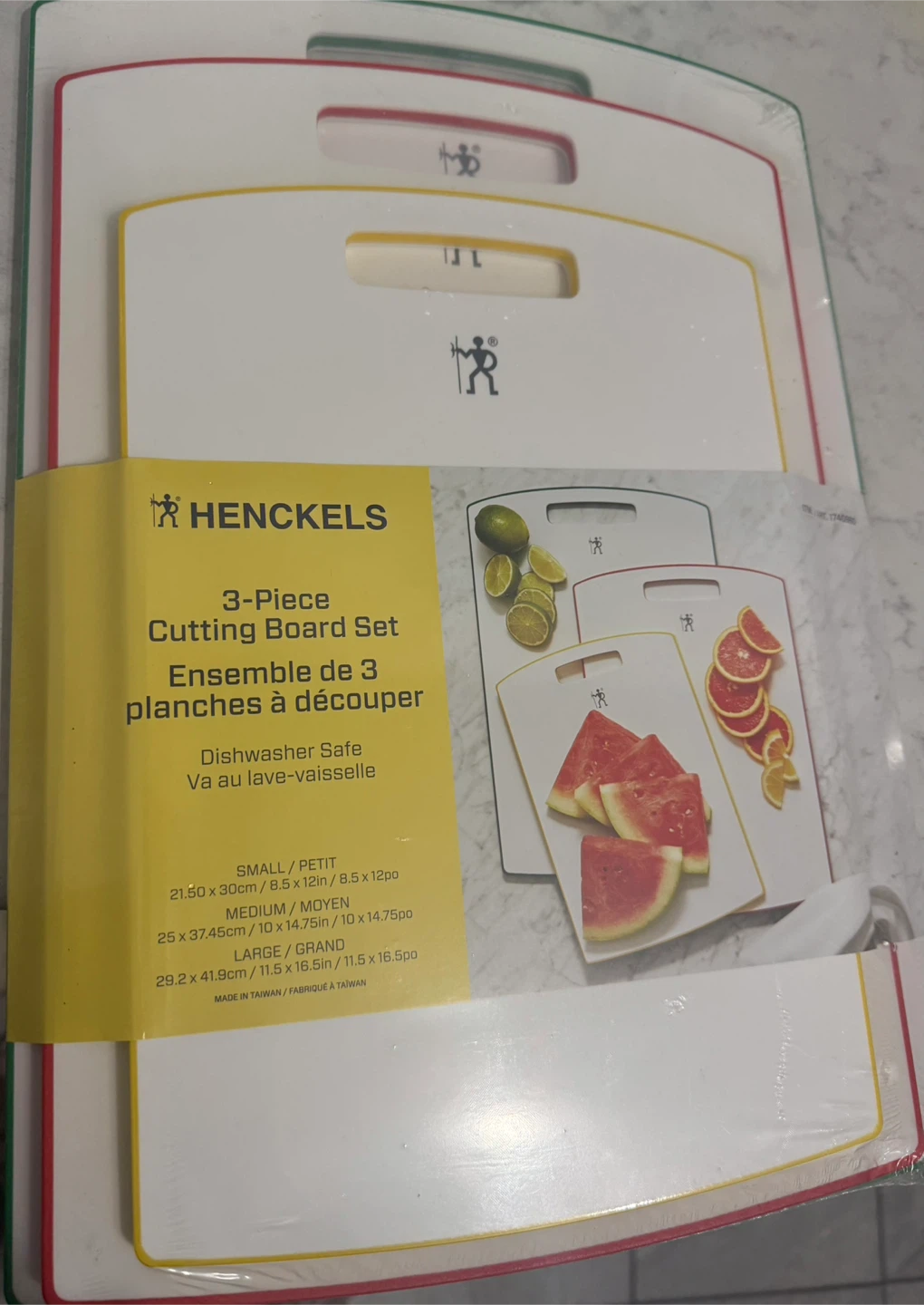 Henckels 3-Piece Cutting Board Set, NEW!!!