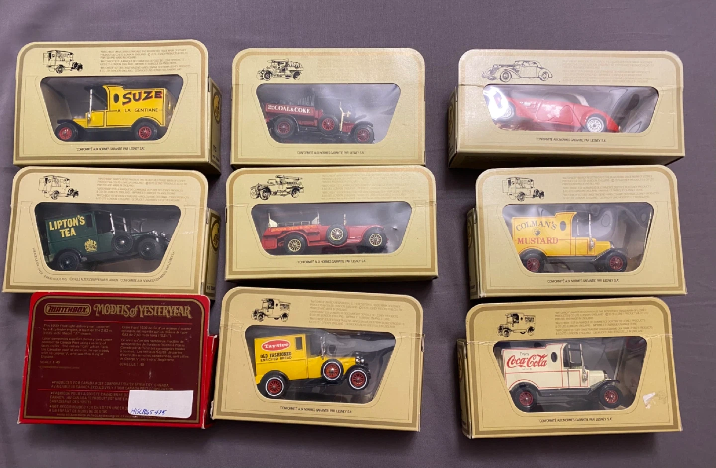 Matchbox Models of Yesteryear Die-Cast Cars (Set of 9) - photo 2